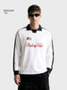 Men's Off White Regular Fit Embroidered Casual Sweatshirt