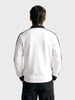 Men's Off White Regular Fit Embroidered Casual Sweatshirt