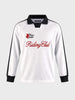 Men's Off White Regular Fit Embroidered Casual Sweatshirt