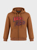 Men's Brown Regular Fit Printed Character Sweatshirt