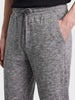 Men's Grey Regular Fit Solid Resort Wear Jogger