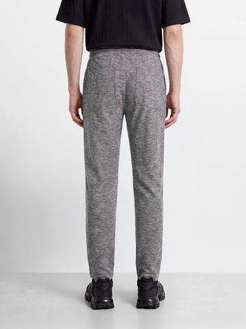 Men's Grey Regular Fit Solid Resort Wear Jogger