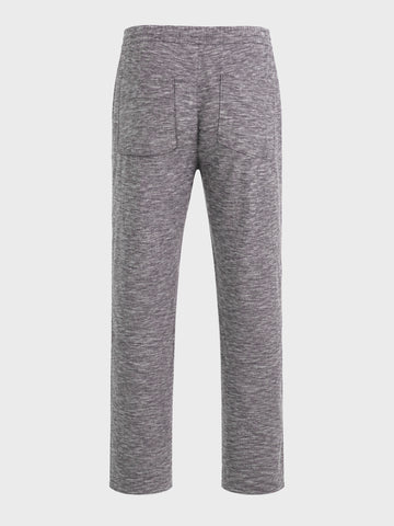Men's Grey Regular Fit Solid Resort Wear Jogger