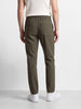 Men's Green Regular Fit Solid Resort Wear Jogger