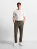 Men's Green Regular Fit Solid Resort Wear Jogger