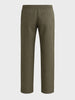 Men's Green Regular Fit Solid Resort Wear Jogger