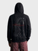 Men's Black Relaxed Fit Textured Casual Sweatshirt