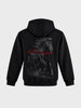 Men's Black Relaxed Fit Textured Casual Sweatshirt
