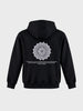 Men's Black Relaxed Fit Printed Casual Sweatshirt