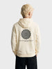 Men's Off White Regular Fit Solid Casual Sweatshirt