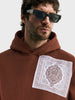 Men's Brown Relaxed Fit Solid Resort Sweatshirt