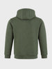 Men's Olive Relaxed Fit Embroidered Casual Sweatshirt