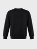 Men's Black Relaxed Fit Printed Casual Sweatshirt