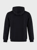 Men's Black Relaxed Fit Embroidered Casual Sweatshirt