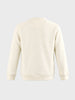 Men's Off White Regular Fit Printed Casual Sweatshirt