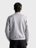 Men's Grey Relaxed Fit Embroidered Casual Sweatshirt