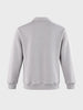 Men's Grey Relaxed Fit Embroidered Casual Sweatshirt