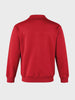 Men's Red Relaxed Fit Embroidered Casual Sweatshirt
