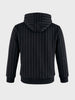 Men's Black Relaxed Fit Embroidered Casual Sweatshirt