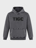 Men's Black Relaxed Fit Printed Casual Sweatshirt
