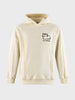 Men's Off White Relaxed Fit Embroidered Casual Sweatshirt