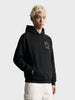 Men's Black Relaxed Fit Solid Casual Sweatshirt