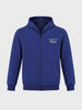 Men's Navy Blue Relaxed Fit Printed Casual Sweatshirt