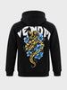 Men's Black Relaxed Fit Printed Casual Sweatshirt