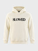 Men's Off White Relaxed Fit Printed Casual Sweatshirt