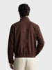 Men's Brown Regular Fit Solid Casual Jacket