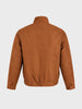 Men's Brown Regular Fit Solid Casual Jacket