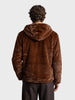 Men's Brown Regular Fit Solid Casual Jacket
