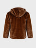 Men's Brown Regular Fit Solid Casual Jacket