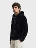 Men's Black Regular Fit Solid Casual Jacket