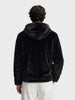Men's Black Regular Fit Solid Casual Jacket