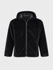 Men's Black Regular Fit Solid Casual Jacket
