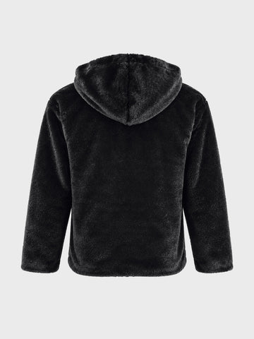 Men's Black Regular Fit Solid Casual Jacket