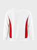 Men's White Relaxed Fit Embroidered Casual Sweatshirt