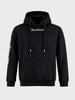 Men's Black Relaxed Fit Graphic Printed Casual Sweatshirt