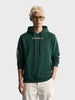 Men's Green Relaxed Fit Printed Casual Sweatshirt