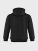 Men's Black Relaxed Fit Embroidered Casual Sweatshirt