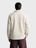 Men's Cream Regular Fit Solid Casual Shirt