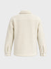 Men's Cream Regular Fit Solid Casual Shirt