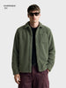 Men's Green Regular Fit Solid Casual Shirt