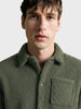 Men's Green Regular Fit Solid Casual Shirt
