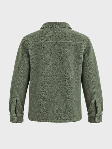 Men's Green Regular Fit Solid Casual Shirt