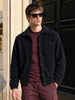 Men's Black Regular Fit Solid Casual Shirt