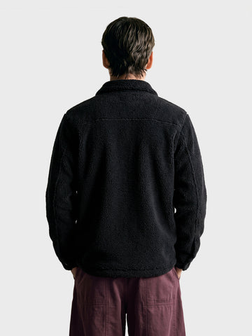 Men's Black Regular Fit Solid Casual Shirt