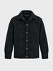 Men's Black Regular Fit Solid Casual Shirt