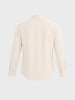Men's Beige Slim Fit Solid Casual Shirt